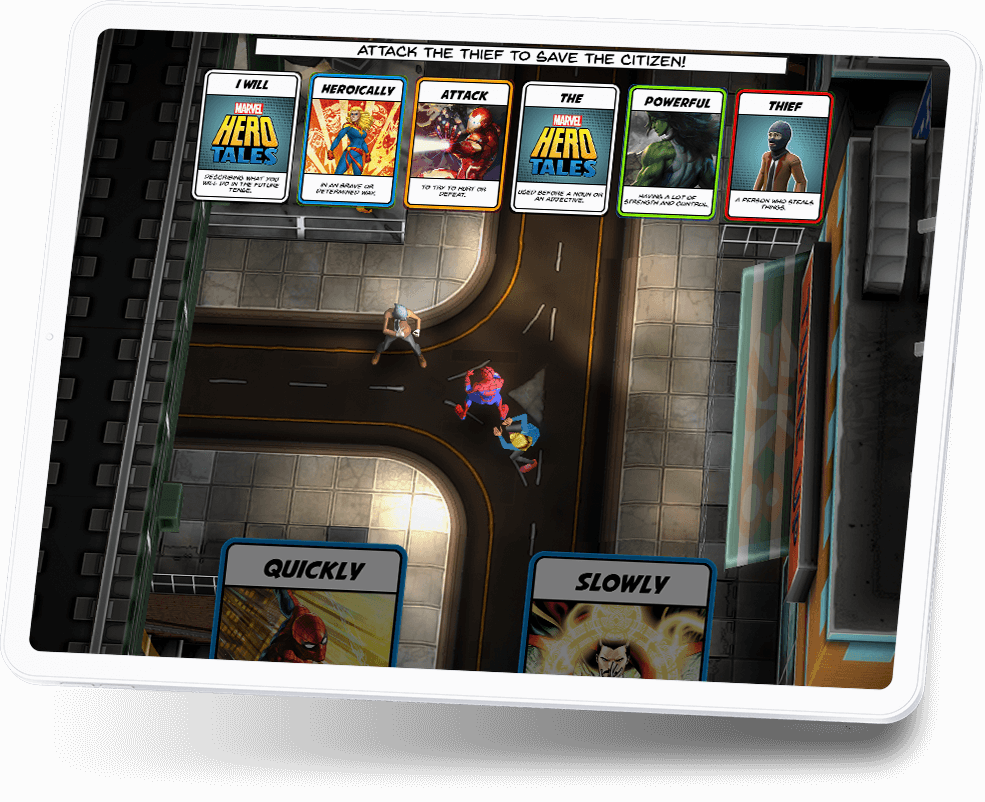 Marvel Hero Tales – Reading Game for Kids